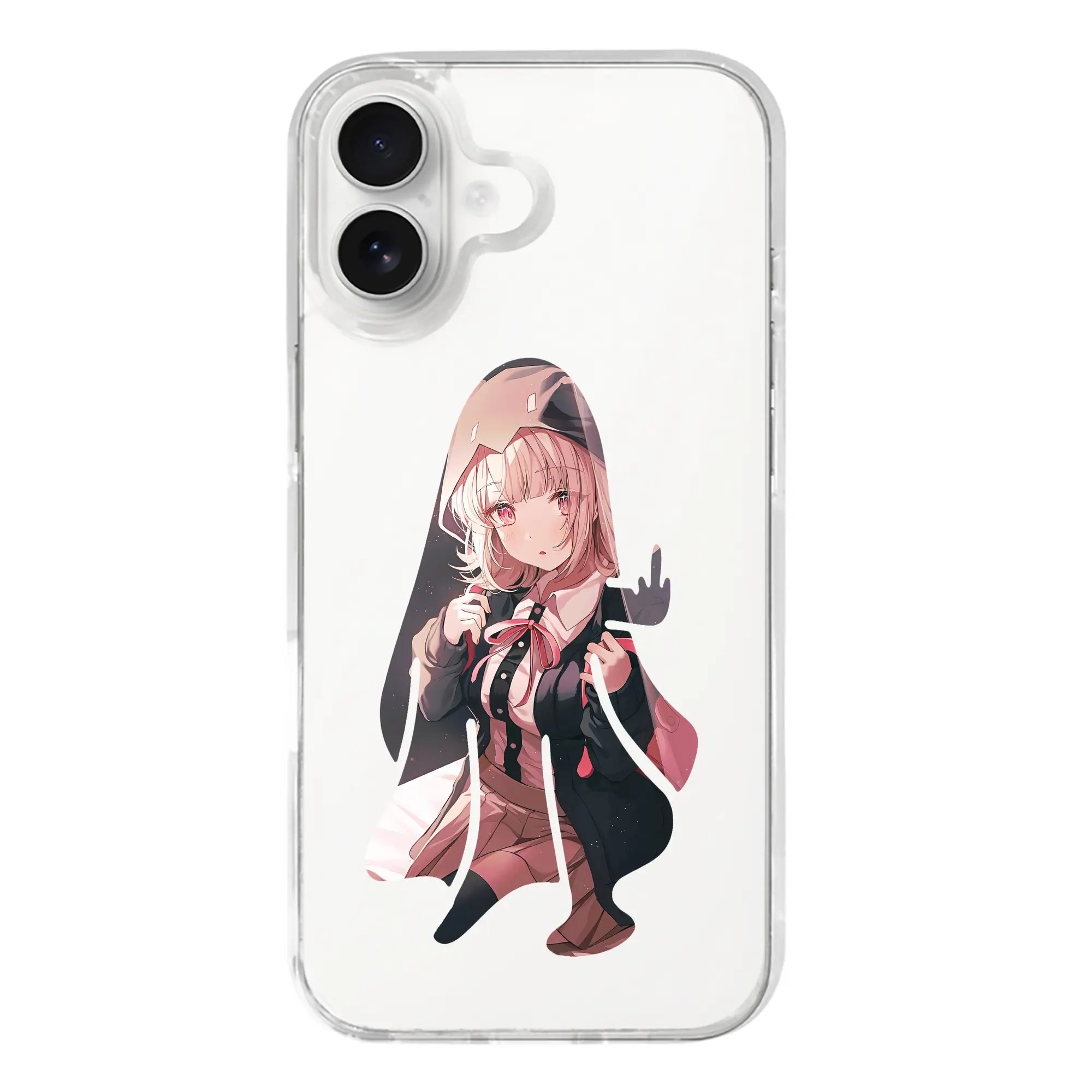 ダンガンロンパ グッズ,七海千秋 - iPhone 17シリーズ 透明スマホケース – 薄型・耐衝撃・精密フィット保護カバー